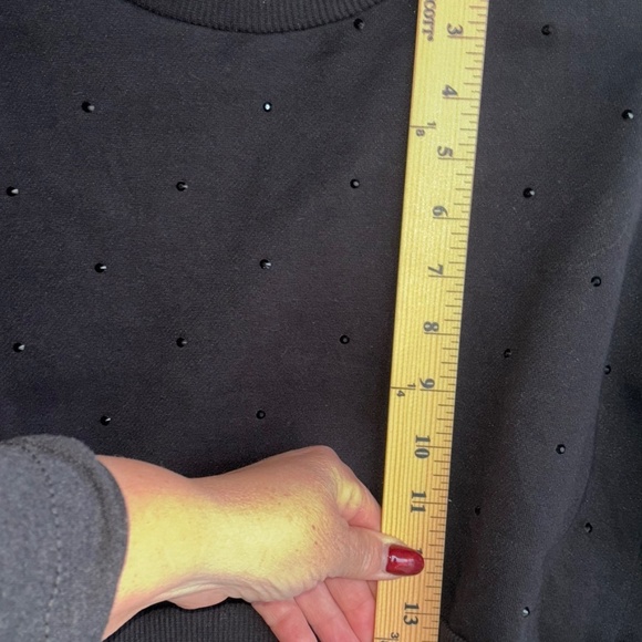 Paisley Lane size 10 sweatshirt black excellent condition - Picture 7 of 7